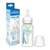 image:imageDr Browns AntiColic Options Narrow Baby Bottle 0m Level 1 Nipple  Baby Bottle to Reduce Colic 1 Pack 4 oz1 Pack  4oz  Clear