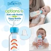 image:imageDr Browns AntiColic Options Narrow Sippy Bottle Starter Kit 8oz250mL with Level 3 MediumFast Flow Nipple and Soft 100 Silicone Sippy Spout Green BPA Free 6mAzul