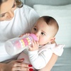 image:imageDr Browns AntiColic Options WideNeck Sippy Bottle Starter Kit 9oz270mL with Level 3 MediumFast Flow Nipple and Soft 100 Silicone Sippy Spout Blue BPA Free 6mPink