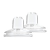 image:imageDr Browns AntiColic Options WideNeck Sippy Bottle Starter Kit 9oz270mL with Level 3 MediumFast Flow Nipple and Soft 100 Silicone Sippy Spout Blue BPA Free 6mBlue