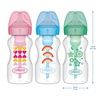 image:imageDr Browns AntiColic Options WideNeck Sippy Bottle Starter Kit 9oz270mL with Level 3 MediumFast Flow Nipple and Soft 100 Silicone Sippy Spout Blue BPA Free 6mPink