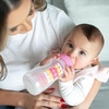image:imageDr Browns AntiColic Options WideNeck Sippy Bottle Starter Kit 9oz270mL with Level 3 MediumFast Flow Nipple and Soft 100 Silicone Sippy Spout Blue BPA Free 6mPink