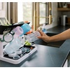 image:imageDr Browns Baby Bottle Drying Tower StandUp Countertop Drying Rack with Organized Storage for Baby Essentials Space Saving Vertical Rack BlackWhiteBlack  White