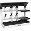 image:imageDr Browns Baby Bottle Drying Tower StandUp Countertop Drying Rack with Organized Storage for Baby Essentials Space Saving Vertical Rack BlackWhiteBlack  White