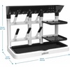 image:imageDr Browns Baby Bottle Drying Tower StandUp Countertop Drying Rack with Organized Storage for Baby Essentials Space Saving Vertical Rack BlackWhiteGrayWhite
