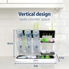 image:imageDr Browns Baby Bottle Drying Tower StandUp Countertop Drying Rack with Organized Storage for Baby Essentials Space Saving Vertical Rack BlackWhiteGrayWhite