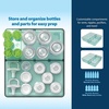 image:imageDr Browns Baby Bottle Storage Tray with Customizable Compartments Store and Organize Bottles Parts and Accessories BPAFree