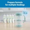 image:imageDr Browns Baby Formula Mixing Pitcher with Adjustable Stopper Locking Lid amp No Drip Spout Black BPA Free 36oz 1 PackGray