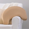 image:imageDr Browns Bottle Feeding and Nursing Lap Support Pillow with Cover UShaped Premium Memory Foam Responsive Firm Support Storm GreenGentle Beige
