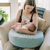 image:imageDr Browns Bottle Feeding and Nursing Lap Support Pillow with Cover UShaped Premium Memory Foam Responsive Firm Support Storm GreenStorm Green