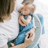 image:imageDr Browns Bottle Feeding and Nursing Lap Support Pillow with Cover UShaped Premium Memory Foam Responsive Firm Support Storm GreenStorm Green