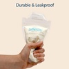 image:imageDr Browns Breast Milk Storage Bags Disposable and Durable Bags for Freezing amp Heating Breast Milk 100 ct 6 oz Bags BPA free50 Count