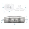 image:imageDr Browns Butterfly Breastfeeding Nipple Shields for Protecting Sore Flat or Inverted Nipples Essential for Latching Difficulties with Microwave Sterilizer Carrying Case 20mm24mm
