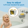 image:imageDr Browns CleanUp DinoSoft Baby Bath Spout Cover Soft and Safe on Tub Faucet Toddler Bathtub Safety for Kids BPA Free Certified Plastic Neutral