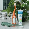 image:imageDr Browns CleanUp Float amp Hatch Dino Eggs MultiUse Interactive Bath and Pool Toy for Toddlers 6m BPA Free Packaging May VaryDino Hatch Eggs  Dino Bath Spout Cover  and Orange and Green Dino Toothbrushes