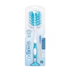 image:imageDr Browns Deluxe Baby Bottle Cleaning Brush with Vent Brush 1Pack  Dr Browns AntiColic Options VentReservoir Cleaning Brushes BPAFree Blue 5 Count