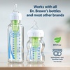image:imageDr Browns Deluxe Bottle Brush for Cleaning Baby Bottles Nipples and Sippy Cups with Suction Cup Stand and Vent Brush BPAFree Blue 1Pack Packaging and Color May Vary3Pack Blue