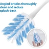 image:imageDr Browns Deluxe Bottle Brush for Cleaning Baby Bottles Nipples and Sippy Cups with Suction Cup Stand and Vent Brush BPAFree Blue 1Pack Packaging and Color May Vary3Pack Blue