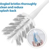image:imageDr Browns Deluxe Bottle Brush for Cleaning Baby Bottles Nipples and Sippy Cups with Suction Cup Stand and Vent Brush BPAFree Blue 1Pack Packaging and Color May Vary1Pack Gray