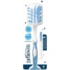 image:imageDr Browns Deluxe Bottle Brush for Cleaning Baby Bottles Nipples and Sippy Cups with Suction Cup Stand and Vent Brush BPAFree Blue 1Pack Packaging and Color May Vary1Pack Blue