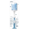 image:imageDr Browns Deluxe Bottle Brush for Cleaning Baby Bottles Nipples and Sippy Cups with Suction Cup Stand and Vent Brush BPAFree Blue 1Pack Packaging and Color May Vary3Pack Blue
