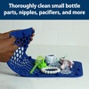 image:imageDr Browns Dishwasher Bag with Adjustable Sizing 100 Silicone for Baby Bottles Parts Nipples Breast Pump Accessories and Pacifiers Gray BPAFree 1PackBlue Bag