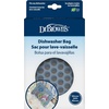 image:imageDr Browns Dishwasher Bag with Adjustable Sizing 100 Silicone for Baby Bottles Parts Nipples Breast Pump Accessories and Pacifiers Gray BPAFree 1PackBlue Bag