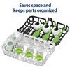 image:imageDr Browns Dishwasher Basket for Small Baby Bottle Parts Pacifiers and Accessories Clean Store and Organize Newborn Essentials BPA Free Black