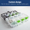 image:imageDr Browns Dishwasher Basket for Small Baby Bottle Parts Pacifiers and Accessories Clean Store and Organize Newborn Essentials BPA Free Black