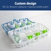image:imageDr Browns Dishwasher Basket for Small Baby Bottle Parts Pacifiers and Accessories Clean Store and Organize Newborn Essentials BPA FreeBlue