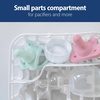 image:imageDr Browns Dishwasher Basket for Small Baby Bottle Parts Pacifiers and Accessories Clean Store and Organize Newborn Essentials BPA FreeBlue