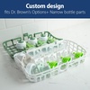 image:imageDr Browns Dishwasher Basket for Small Baby Bottle Parts Pacifiers and Accessories Clean Store and Organize Newborn Essentials BPA FreeVerde