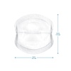 image:imageDr Browns Disposable Breast Pads for Leakproof Protection Absorbent and Discreet Nursing Pads with Adhesive Strips for Day or Night 60 Count Pack of 160 Count