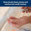 image:imageDr Browns Electric Silicone Brush Set  Spinning Handle 3 Brushes to Clean Baby Bottles Spouts Nipples and Straws BPAFree