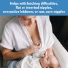 image:imageDr Browns Feeding Support Pillow with Cover Light Gray amp Breastfeeding Nipple Shields 20mm amp Disposable Breast Pads  60pk
