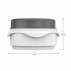image:imageDr Browns Feeding Support Pillow with Cover Light Gray amp Microwave Steam Sterilizer