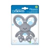 image:imageDr Browns Flexees Gray amp Blue Bunny 100 Silicone Baby Teethers BPA Free for 3 Months Babies