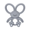 image:imageDr Browns Flexees Gray amp Blue Bunny 100 Silicone Baby Teethers BPA Free for 3 Months Babies