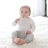 image:imageDr Browns Flexees Teether Gray Bunny Soft 100 Silicone Baby Teether BPA Free 3m 1 PackBunny  Gray