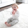 image:imageDr Browns Flexees Teether Gray Bunny Soft 100 Silicone Baby Teether BPA Free 3m 1 PackBunny  Pink