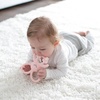 image:imageDr Browns Flexees Teether Gray Bunny Soft 100 Silicone Baby Teether BPA Free 3m 1 PackBunny  Pink