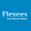 image:imageDr Browns Flexees Teether Gray Bunny Soft 100 Silicone Baby Teether BPA Free 3m 1 PackSloth  Blue