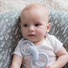 image:imageDr Browns Flexees Teether Gray Bunny Soft 100 Silicone Baby Teether BPA Free 3m 1 PackSloth  Blue