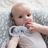 image:imageDr Browns Flexees Teether Gray Bunny Soft 100 Silicone Baby Teether BPA Free 3m 1 PackSloth  Blue