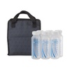 image:imageDr Browns Fold amp Freeze Bottle Tote Breastfeeding Essential Cooler Bag 6 Baby Bottles Milk Storage  Black1 Pack  Black