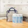 image:imageDr Browns Fold amp Freeze Bottle Tote Breastfeeding Essential Cooler Bag 6 Baby Bottles Milk Storage  Black1 Pack  Multicolor