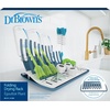 image:imageDr Browns Folding Baby Bottle Drying Rack for Easy Storage  Dry Nipples Pacifiers and Other Baby Essentials BPA FreeFolding Drying Rack