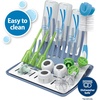 image:imageDr Browns Folding Baby Bottle Drying Rack for Easy Storage  Dry Nipples Pacifiers and Other Baby Essentials BPA FreeFolding Drying Rack