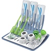 image:imageDr Browns Folding Baby Bottle Drying Rack for Easy Storage  Dry Nipples Pacifiers and Other Baby Essentials BPA FreeFolding Drying Rack