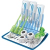 image:imageDr Browns Folding Baby Bottle Drying Rack for Easy Storage  Dry Nipples Pacifiers and Other Baby Essentials BPA FreeFolding Drying Rack Pack of 6